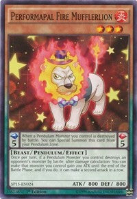 Performapal Fire Mufflerlion [SP15-EN024] Common | Exor Games New Glasgow