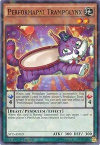 Performapal Trampolynx [SP15-EN021] Shatterfoil Rare | Exor Games New Glasgow