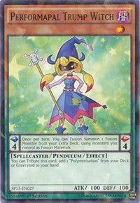 Performapal Trump Witch [SP15-EN027] Shatterfoil Rare | Exor Games New Glasgow