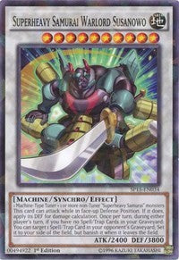 Superheavy Samurai Warlord Susanowo [SP15-EN034] Shatterfoil Rare | Exor Games New Glasgow