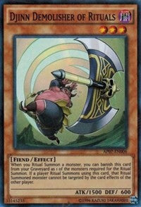 Djinn Demolisher of Rituals [AP07-EN006] Super Rare | Exor Games New Glasgow