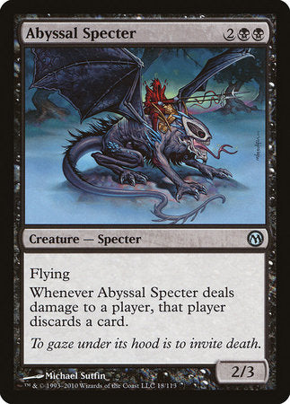 Abyssal Specter [Duels of the Planeswalkers] | Exor Games New Glasgow