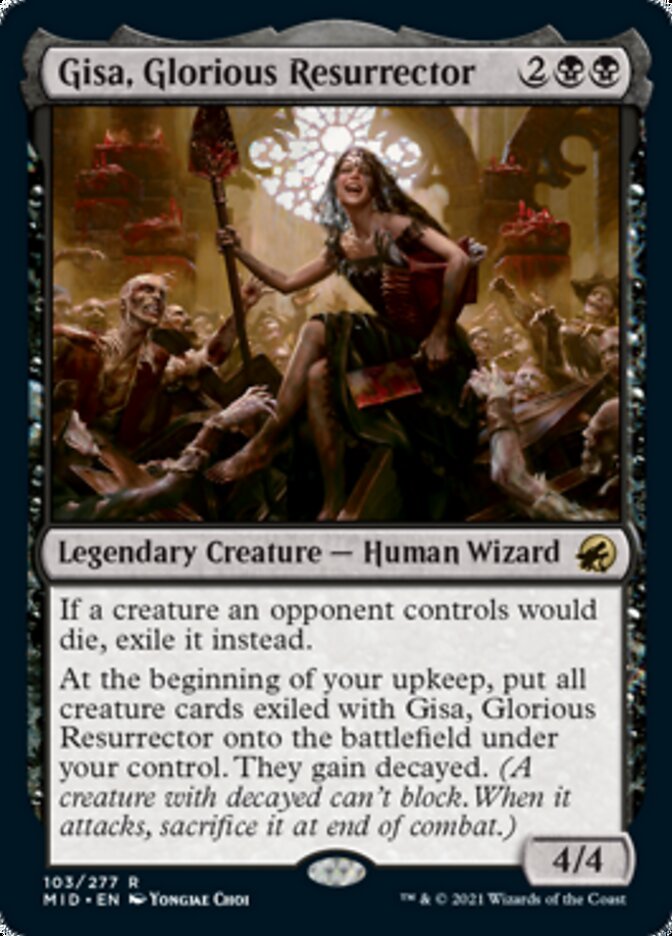 Gisa, Glorious Resurrector [Innistrad: Midnight Hunt] | Exor Games New Glasgow