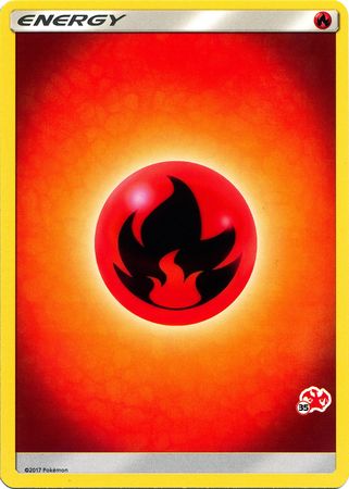 Fire Energy (Charizard Stamp #35) [Battle Academy 2020] | Exor Games New Glasgow