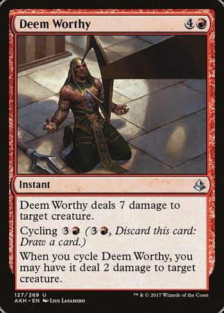 Deem Worthy [Amonkhet] | Exor Games New Glasgow