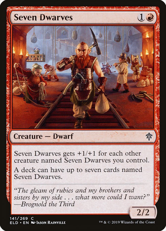 Seven Dwarves [Throne of Eldraine] | Exor Games New Glasgow