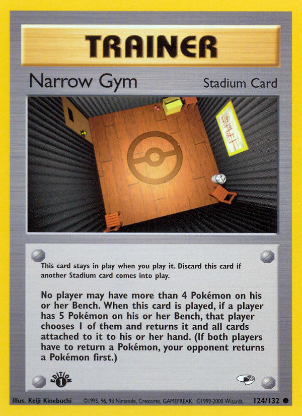 Narrow Gym (124/132) [Gym Heroes 1st Edition] | Exor Games New Glasgow