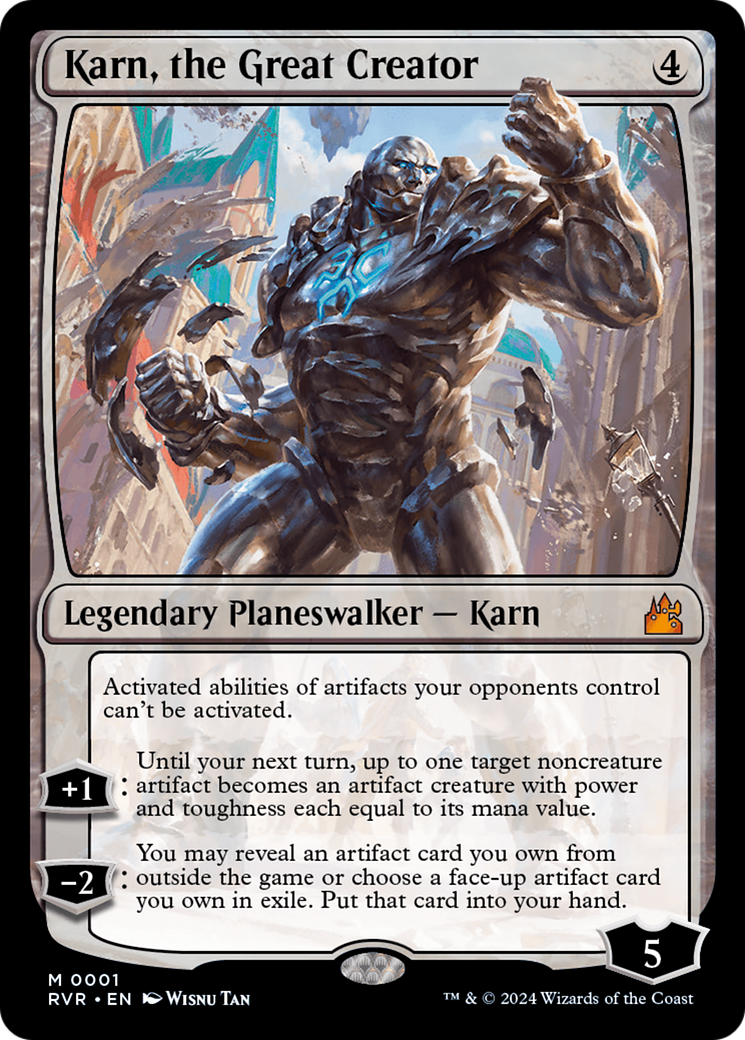 Karn, the Great Creator [Ravnica Remastered] | Exor Games New Glasgow