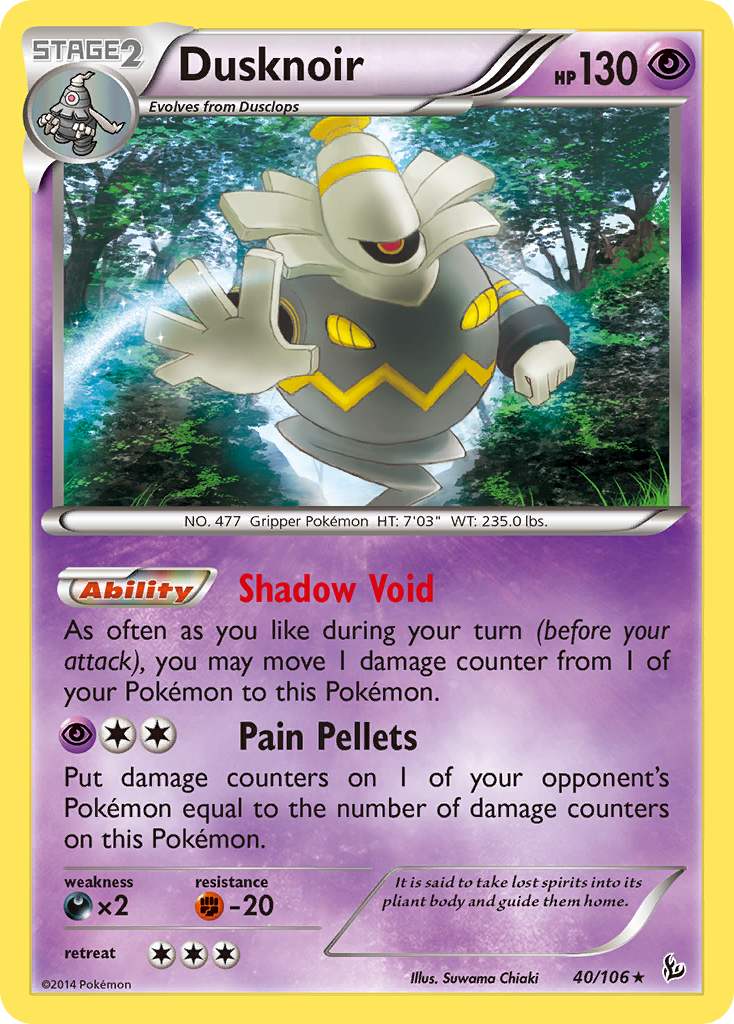 Dusknoir (40/106) [XY: Flashfire] | Exor Games New Glasgow