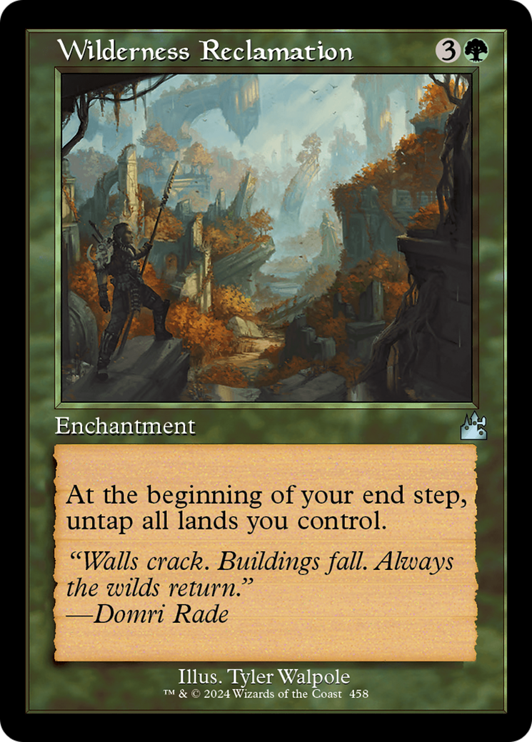 Wilderness Reclamation [Ravnica Remastered] | Exor Games New Glasgow