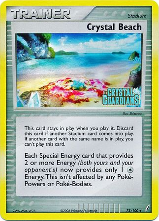 Crystal Beach (75/100) (Stamped) [EX: Crystal Guardians] | Exor Games New Glasgow