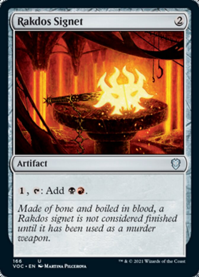 Rakdos Signet [Innistrad: Crimson Vow Commander] | Exor Games New Glasgow