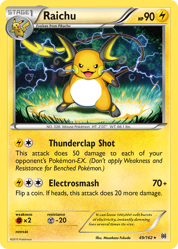 Raichu (49/162) [XY: BREAKthrough] | Exor Games New Glasgow