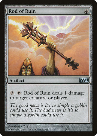 Rod of Ruin [Magic 2014] | Exor Games New Glasgow