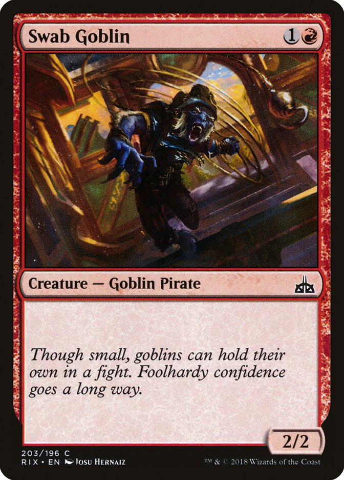 Swab Goblin [Rivals of Ixalan] | Exor Games New Glasgow