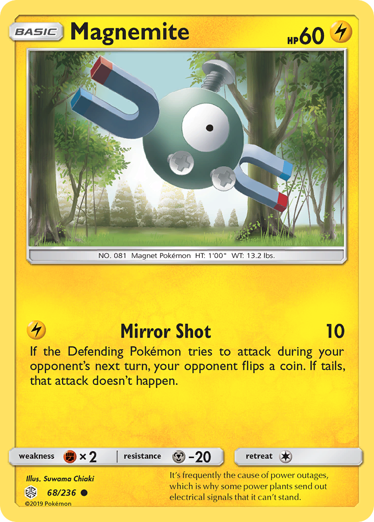 Magnemite (68/236) [Sun & Moon: Cosmic Eclipse] | Exor Games New Glasgow