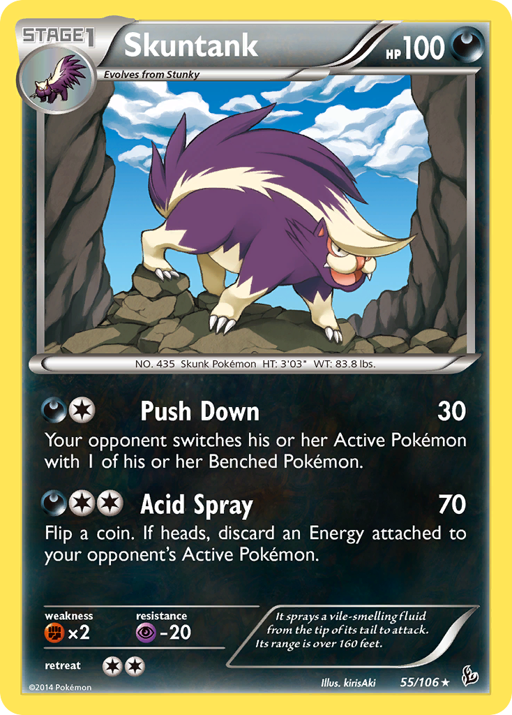 Skuntank (55/106) [XY: Flashfire] | Exor Games New Glasgow