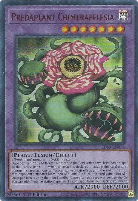 Predaplant Chimerafflesia (Red) [LDS3-EN074] Ultra Rare | Exor Games New Glasgow