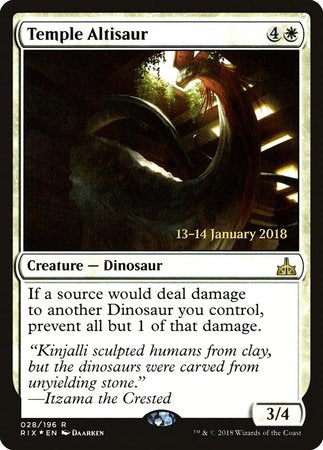 Temple Altisaur [Rivals of Ixalan Promos] | Exor Games New Glasgow