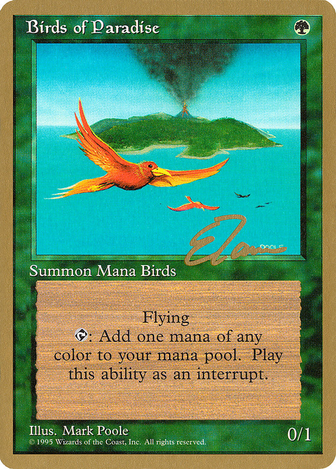 Birds of Paradise (Eric Tam) [Pro Tour Collector Set] | Exor Games New Glasgow