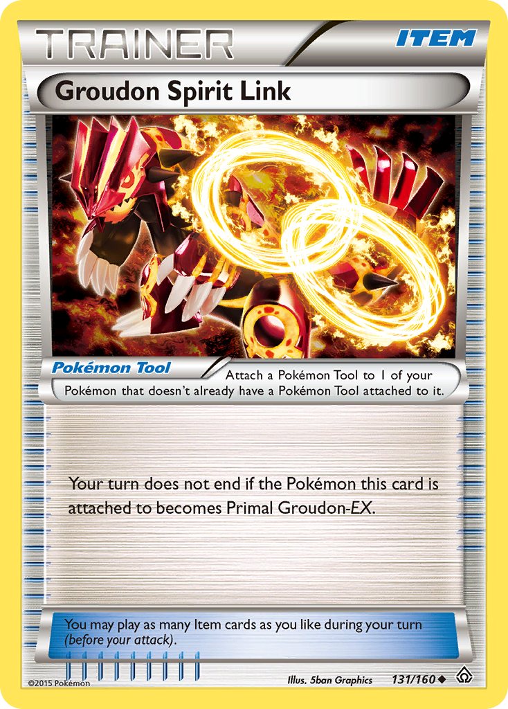 Groudon Spirit Link (131/160) [XY: Primal Clash] | Exor Games New Glasgow