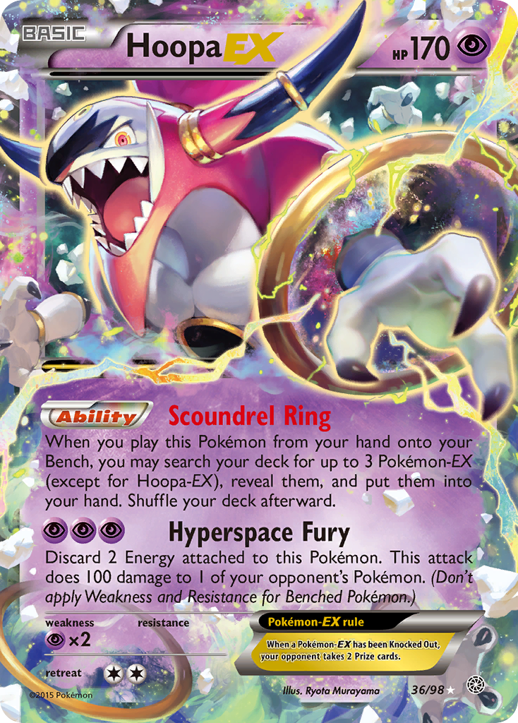 Hoopa EX (36/98) [XY: Ancient Origins] | Exor Games New Glasgow