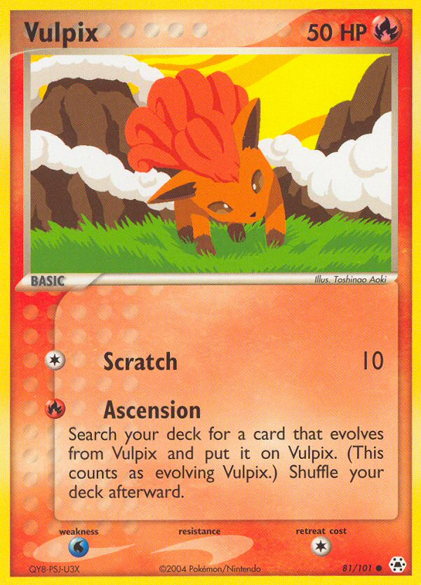 Vulpix (81/101) [EX: Hidden Legends] | Exor Games New Glasgow