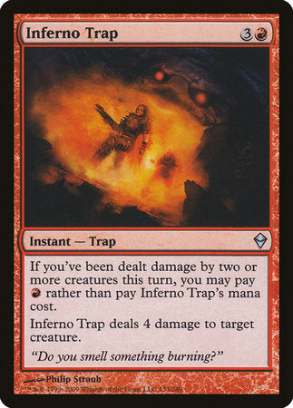Inferno Trap [Zendikar] | Exor Games New Glasgow
