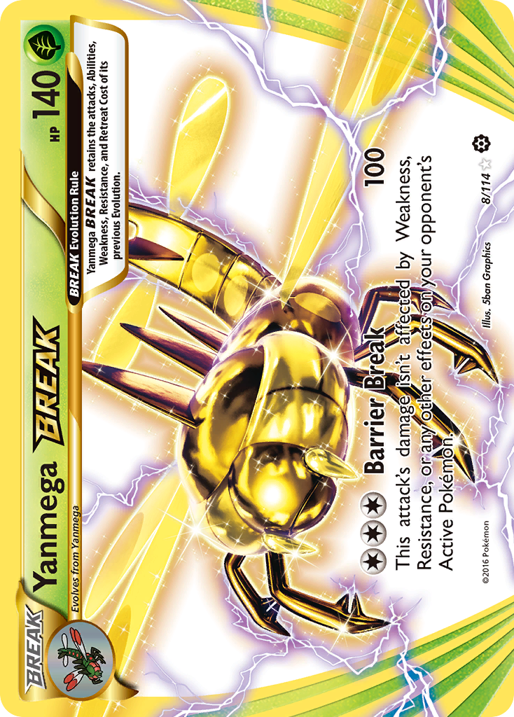 Yanmega BREAK (8/114) [XY: Steam Siege] | Exor Games New Glasgow