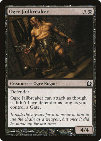 Ogre Jailbreaker [Return to Ravnica] | Exor Games New Glasgow