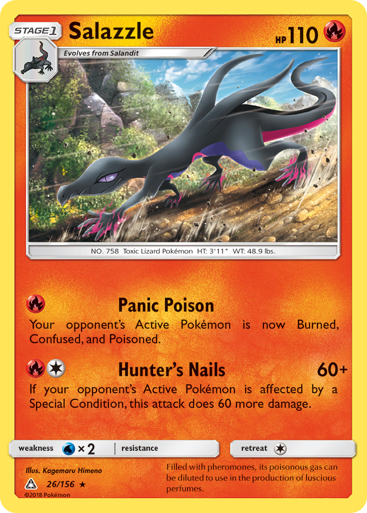 Salazzle (26/156) [Sun & Moon: Ultra Prism] | Exor Games New Glasgow