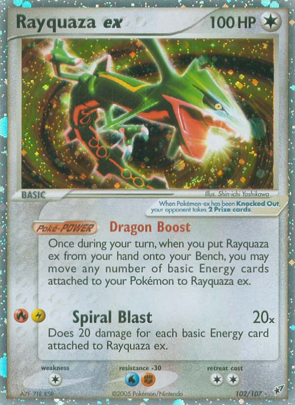 Rayquaza ex (102/107) [EX: Deoxys] | Exor Games New Glasgow