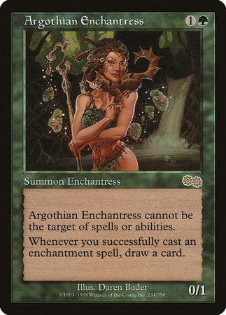 Argothian Enchantress [Urza's Saga] | Exor Games New Glasgow