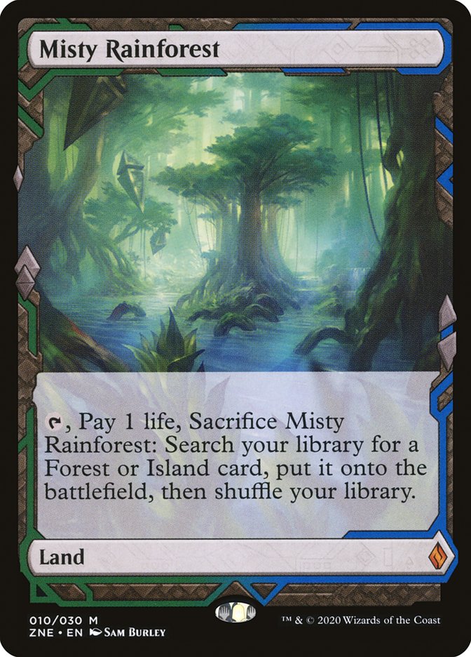 Misty Rainforest [Zendikar Rising Expeditions] | Exor Games New Glasgow