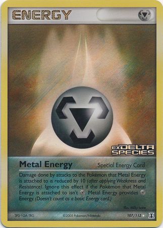 Metal Energy (107/113) (Stamped) [EX: Delta Species] | Exor Games New Glasgow