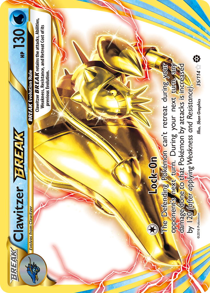 Clawitzer BREAK (35/114) [XY: Steam Siege] | Exor Games New Glasgow