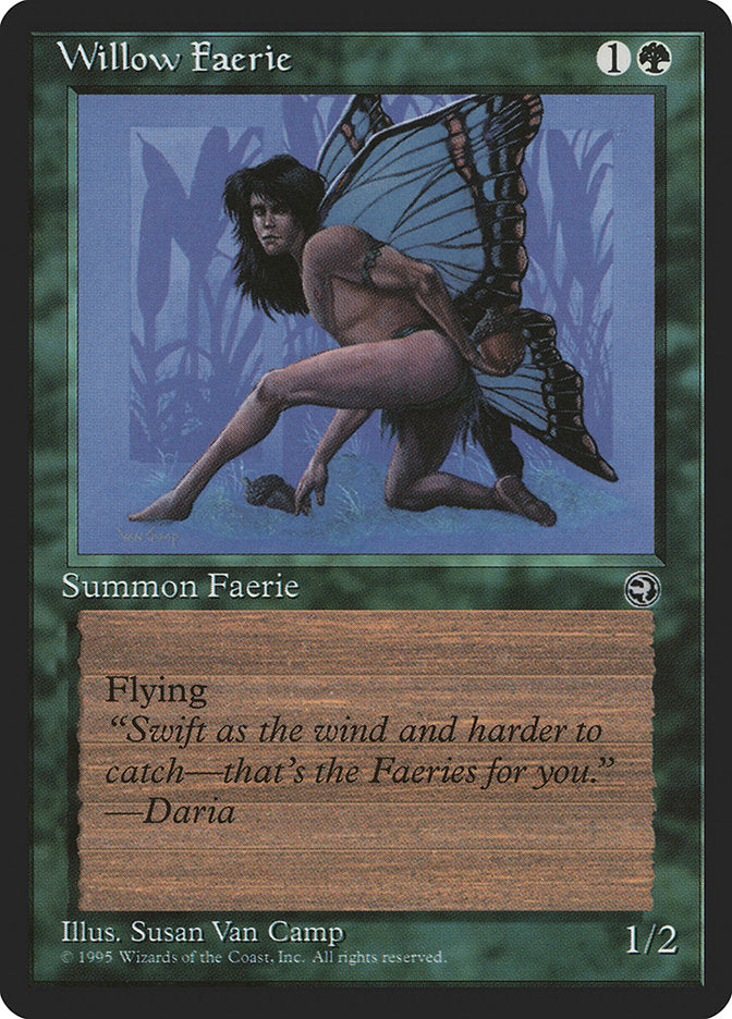 Willow Faerie (Daria Flavor Text) [Homelands] | Exor Games New Glasgow