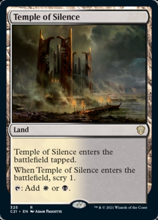 Temple of Silence [Commander 2021] | Exor Games New Glasgow