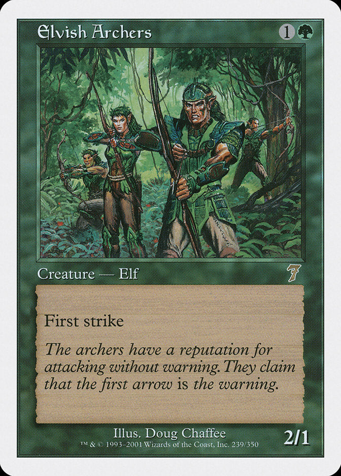 Elvish Archers [Seventh Edition] | Exor Games New Glasgow