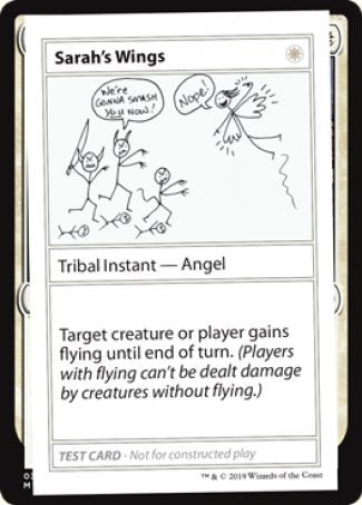 Sarah's Wings (2021 Edition) [Mystery Booster Playtest Cards] | Exor Games New Glasgow