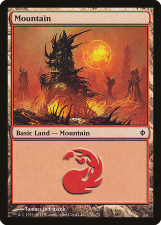 Mountain (172) [New Phyrexia] | Exor Games New Glasgow