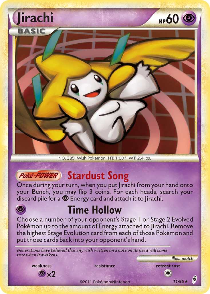 Jirachi (11/95) [HeartGold & SoulSilver: Call of Legends] | Exor Games New Glasgow