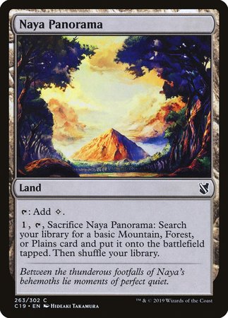 Naya Panorama [Commander 2019] | Exor Games New Glasgow