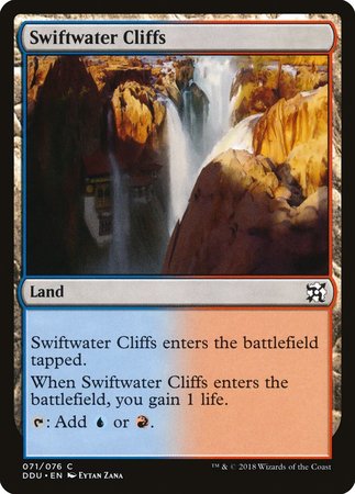 Swiftwater Cliffs [Duel Decks: Elves vs. Inventors] | Exor Games New Glasgow