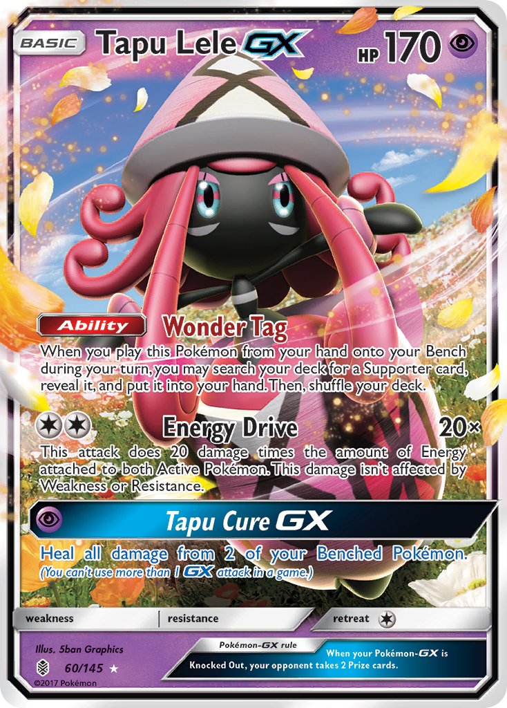 Tapu Lele GX (60/145) [Sun & Moon: Guardians Rising] | Exor Games New Glasgow