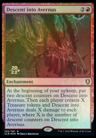 Descent into Avernus [Commander Legends: Battle for Baldur's Gate Prerelease Promos] | Exor Games New Glasgow