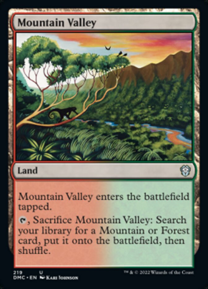 Mountain Valley [Dominaria United Commander] | Exor Games New Glasgow