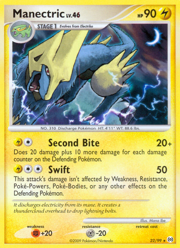 Manectric (22/99) [Platinum: Arceus] | Exor Games New Glasgow