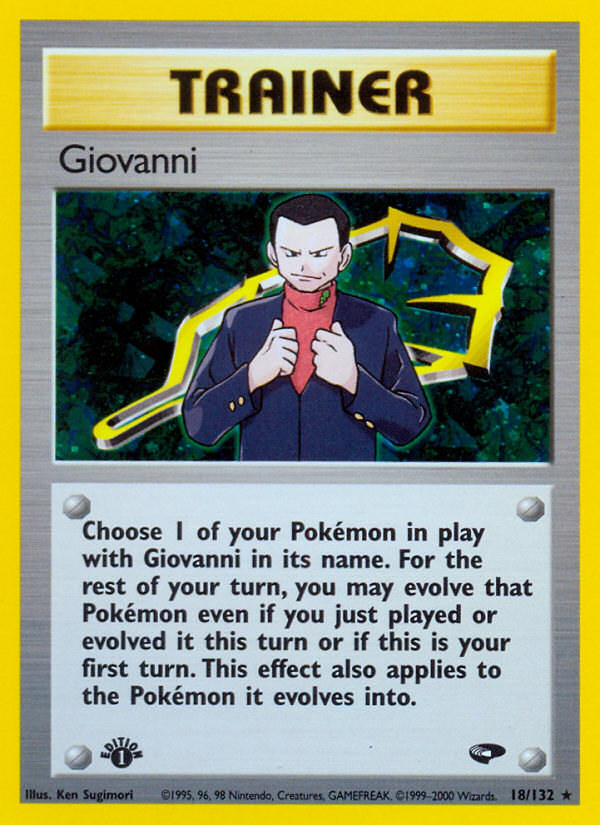 Giovanni (18/132) [Gym Challenge 1st Edition] | Exor Games New Glasgow