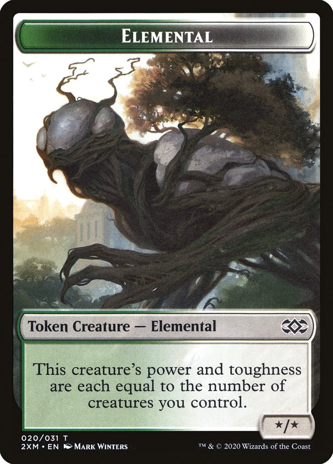 Elemental Token [Double Masters] | Exor Games New Glasgow